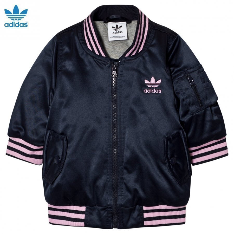 Adidas Originals Navy Infants Nomad Bomber Jacket Bomber Takki