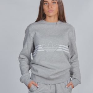 Adidas Originals Outline Crew Neule Harmaa