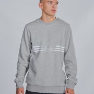 Adidas Originals Outline Crew Neule Harmaa