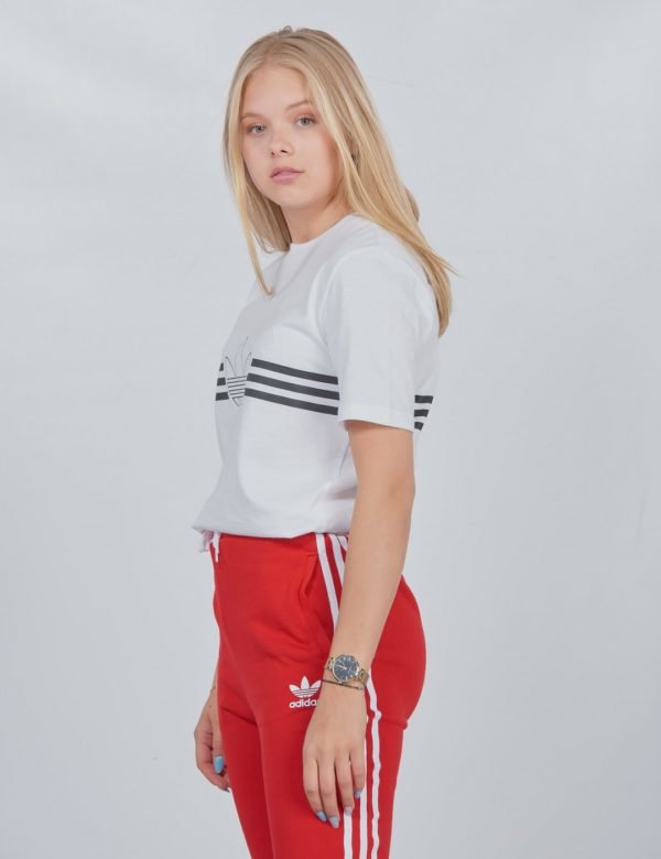 Adidas Originals Outline Tee T-Paita Valkoinen