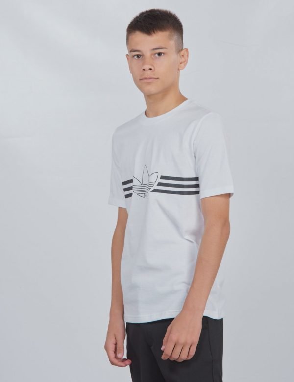 Adidas Originals Outline Tee T-Paita Valkoinen