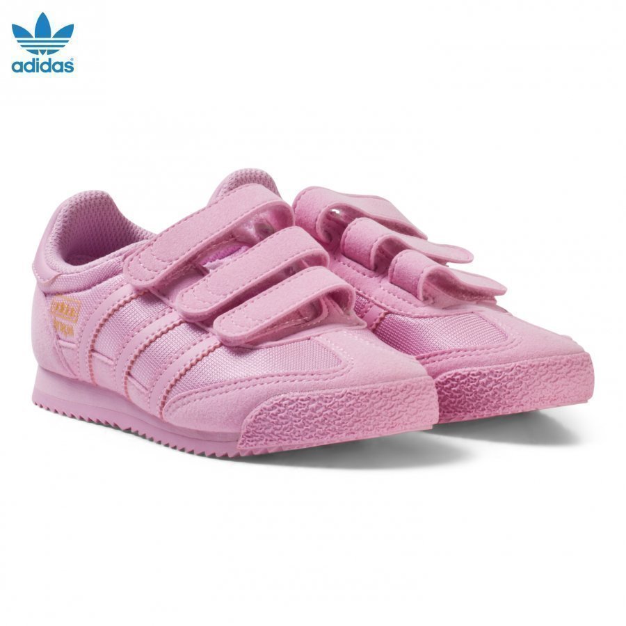 Adidas Originals Pink Kids Dragon Trainers Lenkkarit