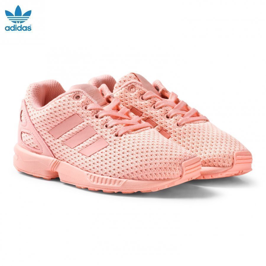 Adidas Originals Pink Zx Flux Kids Trainers Lenkkarit