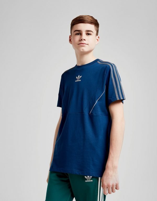 Adidas Originals Speed Colour Block T-Shirt Sininen