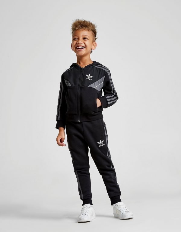 Adidas Originals Speed Fleece Full Zip Suit Musta