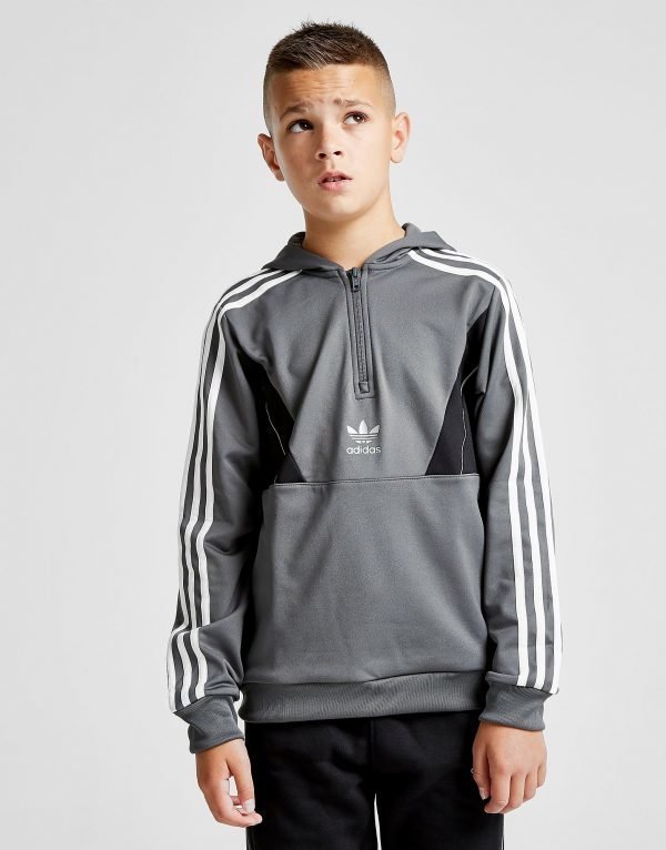 Adidas Originals Speed Poly 1/2 Zip Hoodie Harmaa