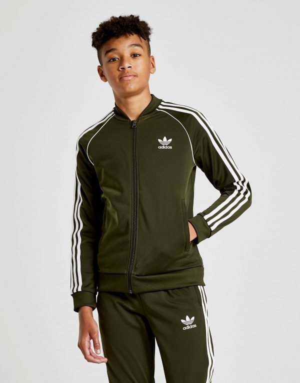 Adidas Originals Superstar Track Top Cargo / White