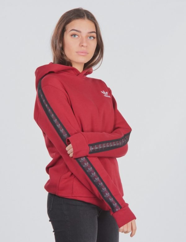 Adidas Originals Tape Hoodie Huppari Punainen