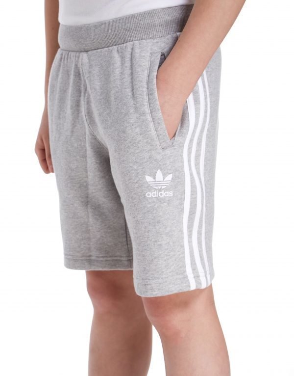 Adidas Originals Trefoil Fleece Shorts Harmaa