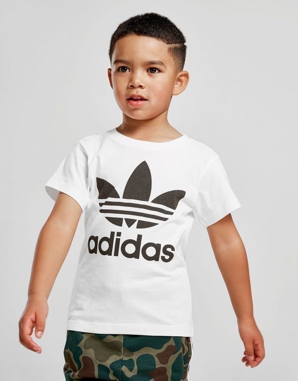Adidas Originals Trefoil T-Shirt Valkoinen