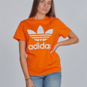 Adidas Originals Trefoil Tee T-Paita Oranssi