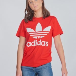 Adidas Originals Trefoil Tee T-Paita Punainen