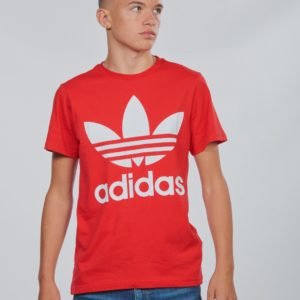 Adidas Originals Trefoil Tee T-Paita Punainen