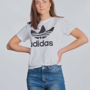 Adidas Originals Trefoil Tee T-Paita Valkoinen