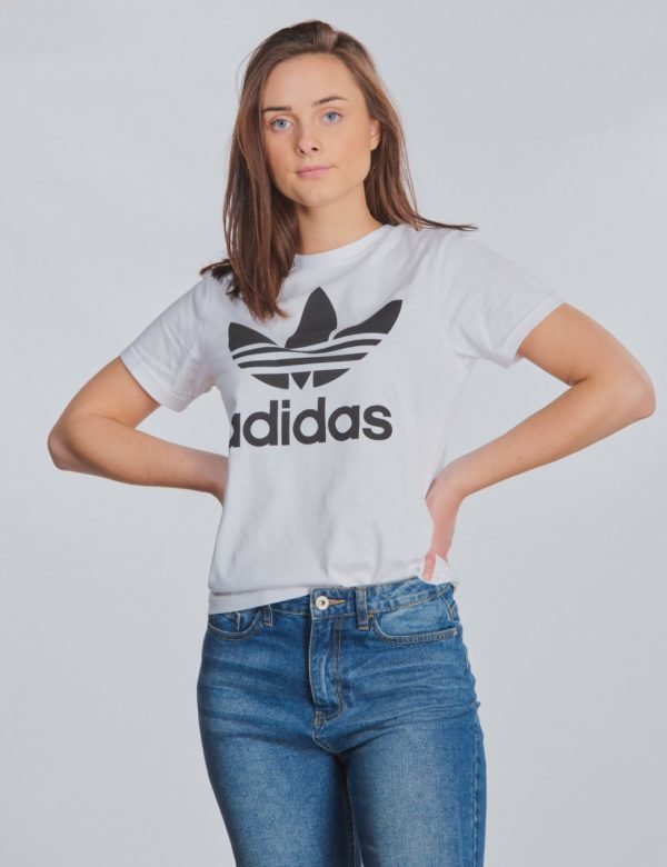 Adidas Originals Trefoil Tee T-Paita Valkoinen