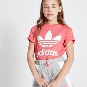 Adidas Originals Tyttöjen Adicolor T-Paita Vaaleanpunainen