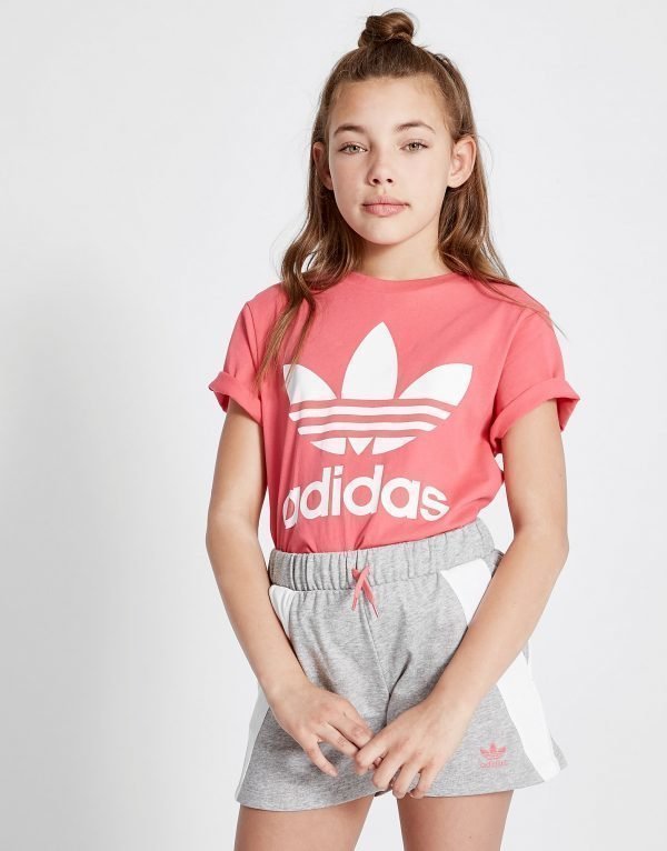 Adidas Originals Tyttöjen Adicolor T-Paita Vaaleanpunainen