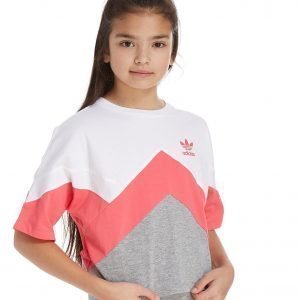 Adidas Originals Tyttöjen Moa Crop T-Paita Harmaa