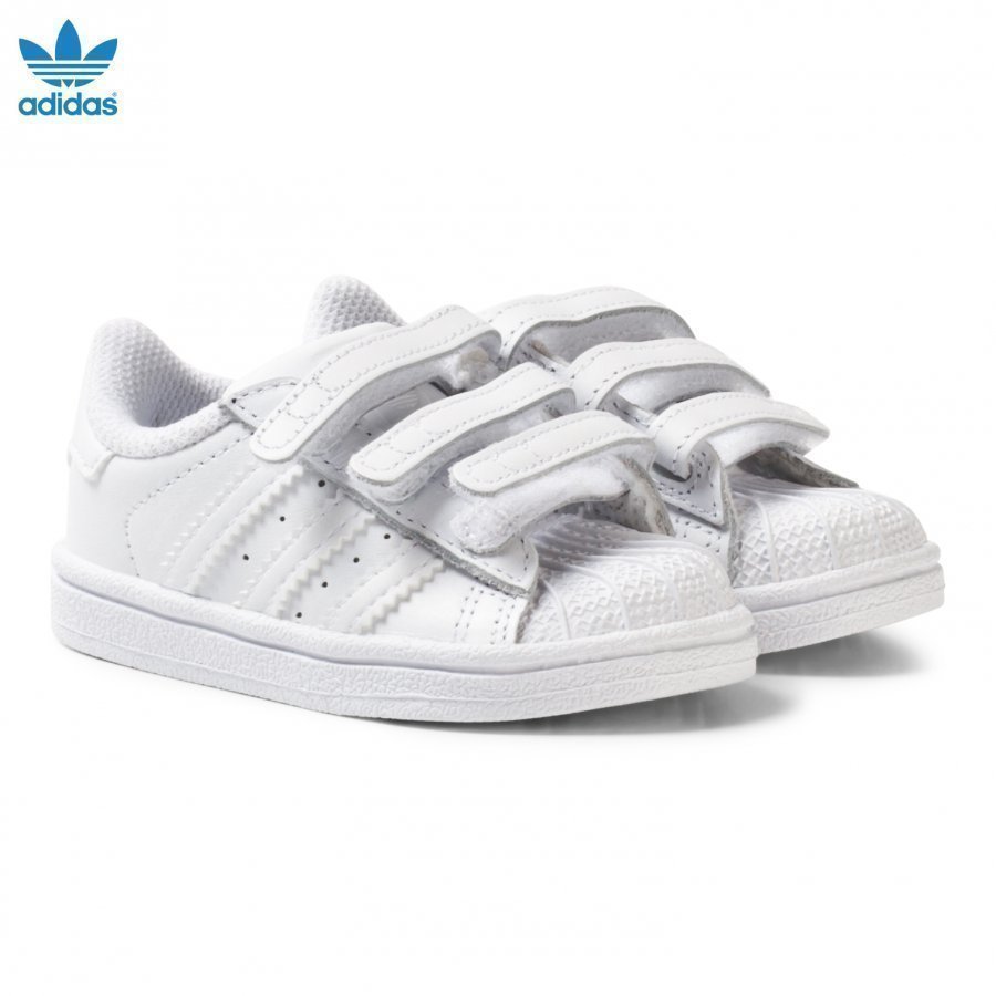 Adidas Originals White Superstar Infant Trainers Lenkkarit