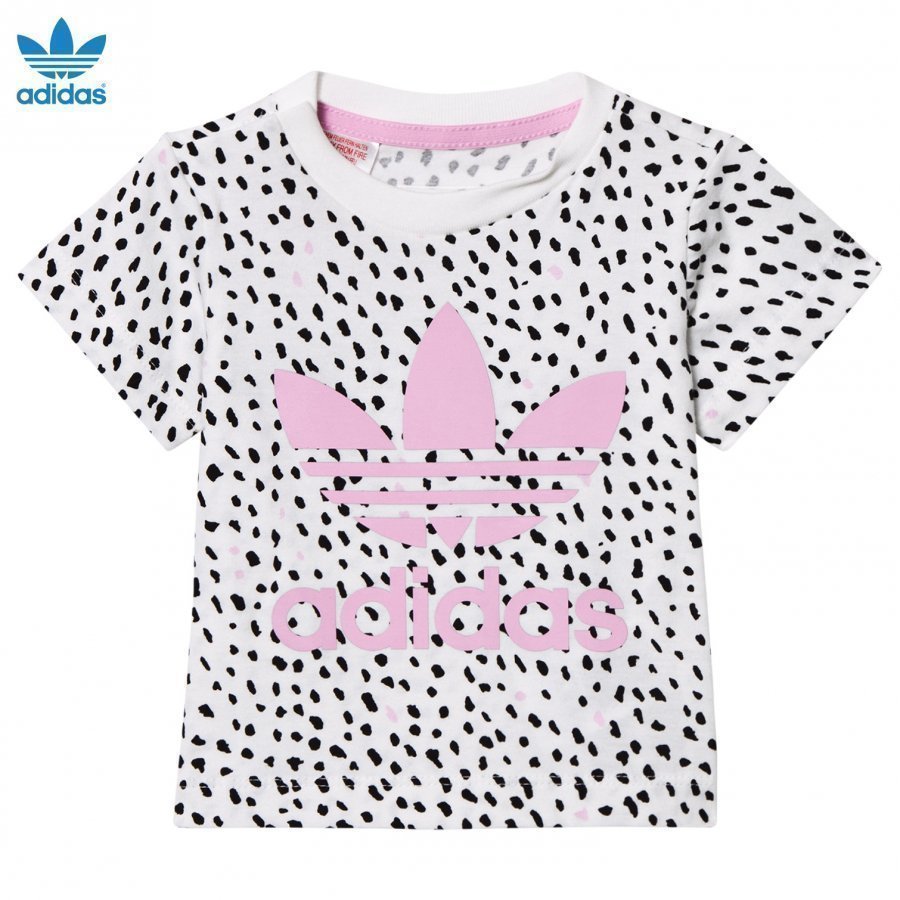 Adidas Originals White/Pink Infants Nomad Tee T-Paita