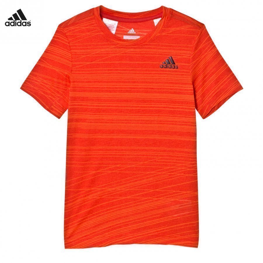 Adidas Performance Aero Performance Tee Red/Orange T-Paita