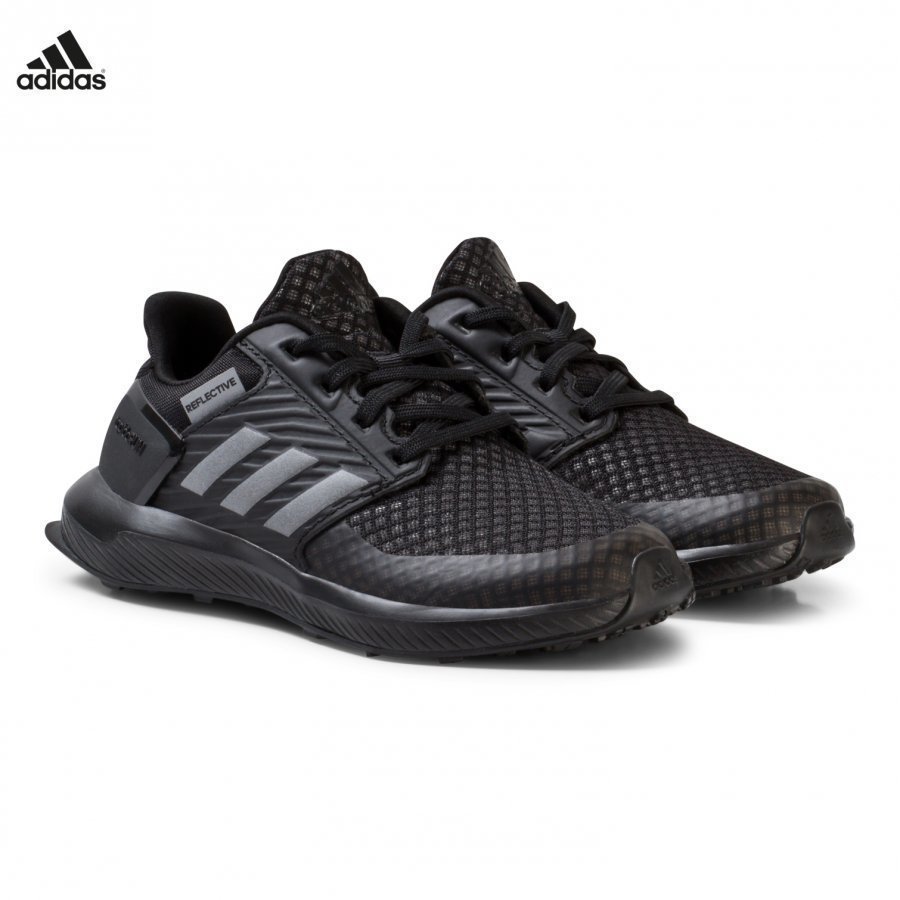 Adidas Performance Black Rapidarun Kids Trainers Urheilukengät