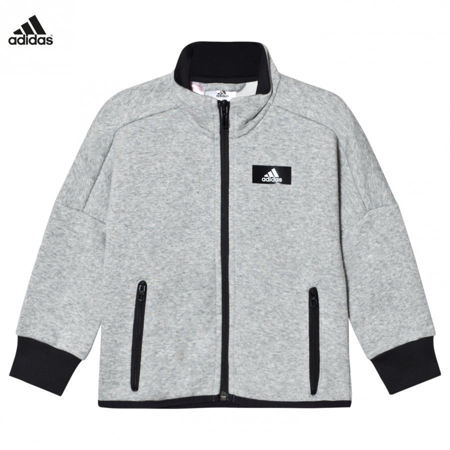 Adidas Performance Grey Full Zip Track Top Liivi