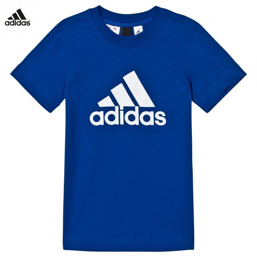 Adidas Performance Navy Logo Tee T-Paita