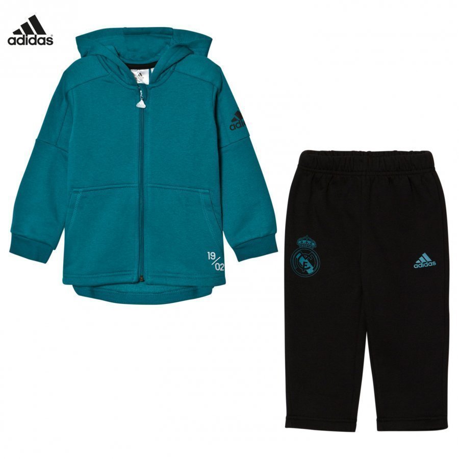 Adidas Performance Real Madrid Infant Hoodie And Sweatpants Set Asusetti