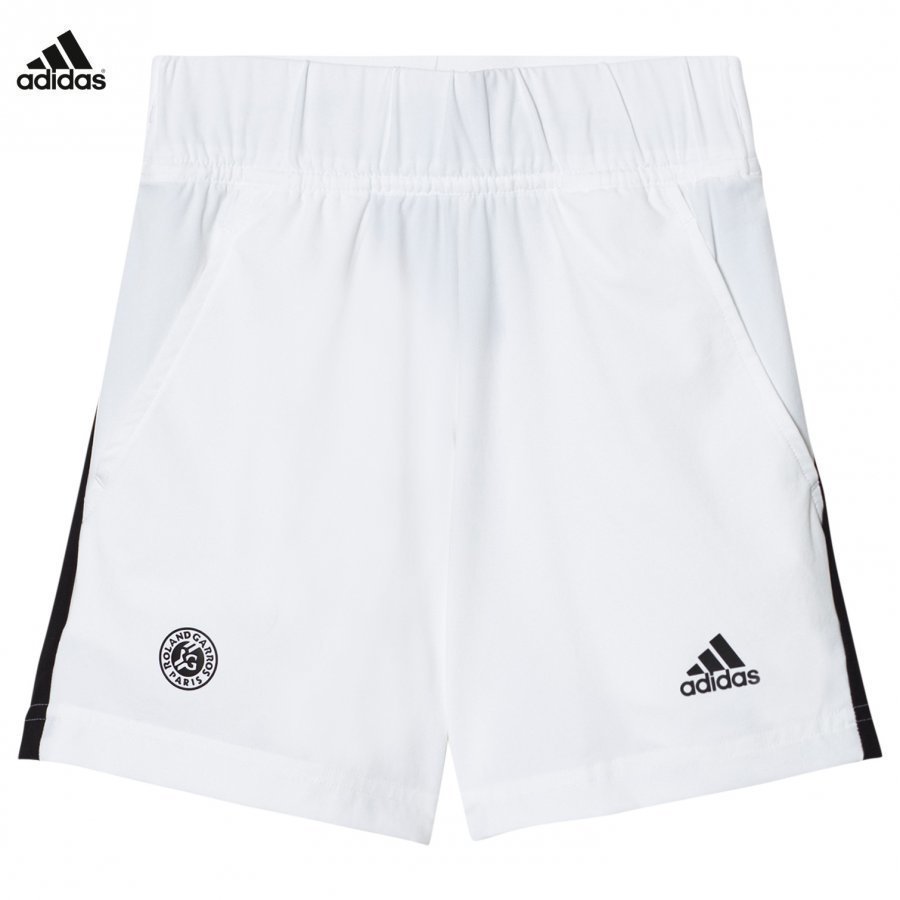 Adidas Performance White Roland Garros Tennis Shorts Urheilushortsit