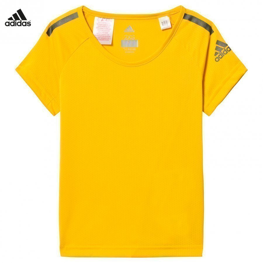 Adidas Performance Yellow Training Cool Tee T-Paita