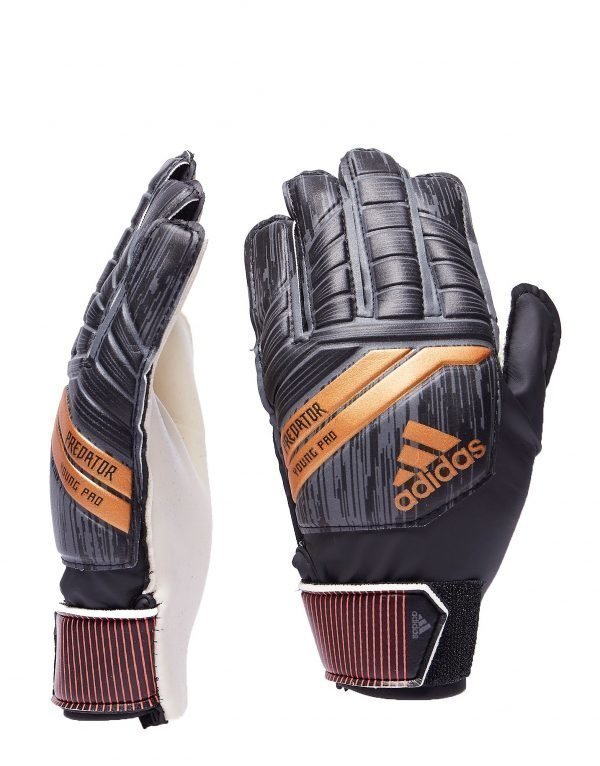 Adidas Predator 18 Young Pro Goalkeeper Gloves Musta