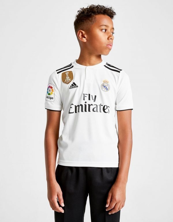 Adidas Real Madrid 2018/19 Bale #11 Home Shirt Valkoinen