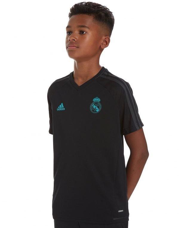 Adidas Real Madrid Training Jersey Musta