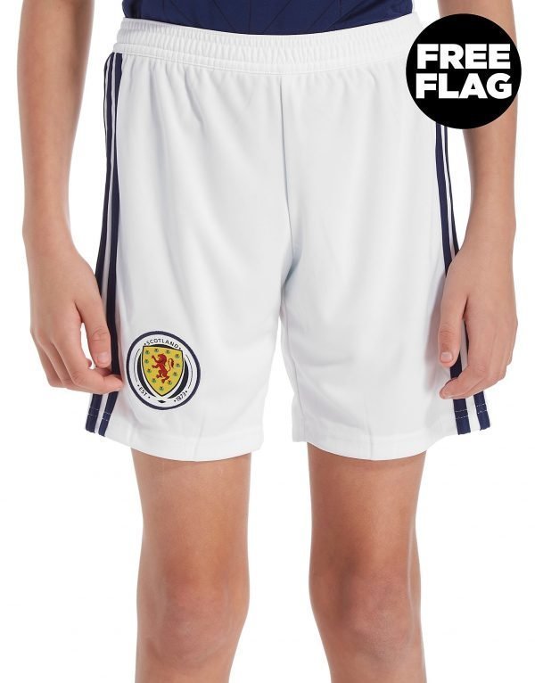 Adidas Scotland 2018/19 Home Shorts Valkoinen