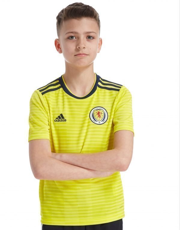 Adidas Scotland Fa 2018/19 Away Shirt Keltainen