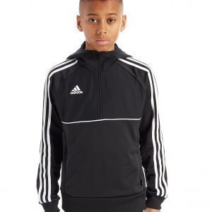 Adidas Tango 1/2 Zip Woven Overhead Hoodie Musta