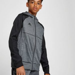 Adidas Tango Full Zip Woven Sleeve Huppari Harmaa