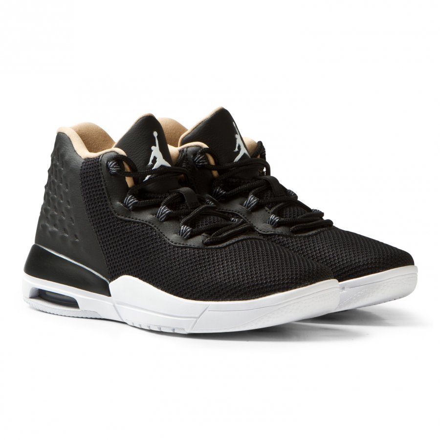 Air Jordan Black Jordan Academy Junior Trainers Lenkkarit