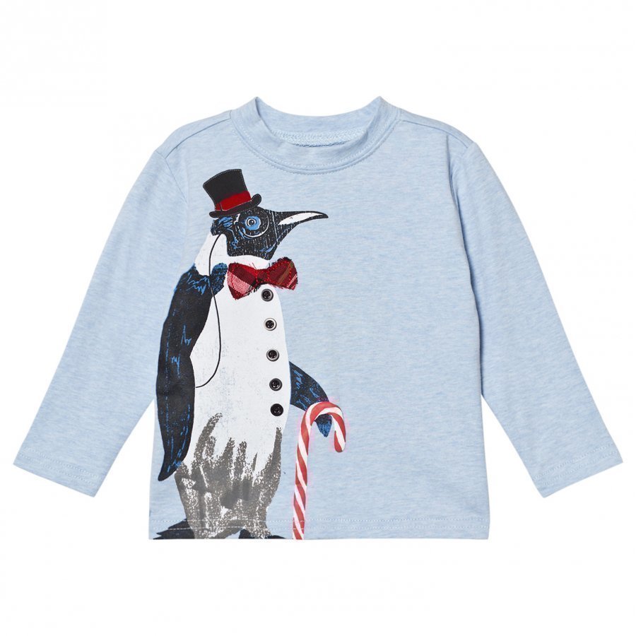 Andy & Evan Holiday Penguin T-Shirt Pitkähihainen T-Paita