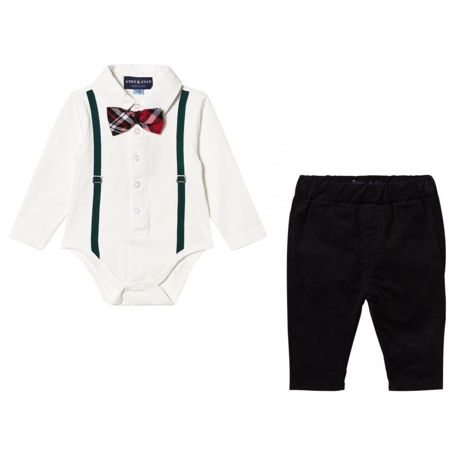 Andy & Evan Holiday Polo Shirtzie Set Asusetti