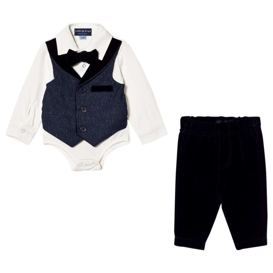 Andy & Evan Navy Playsuit Asusetti