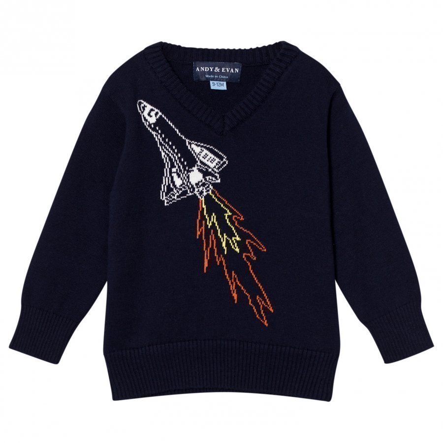 Andy & Evan Navy Spaceship Sweater Oloasun Paita