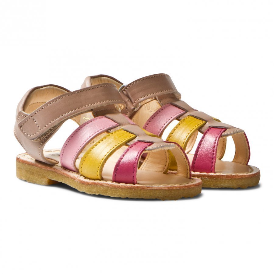 Angulus Multi Color Open Toe Sandals Remmisandaalit