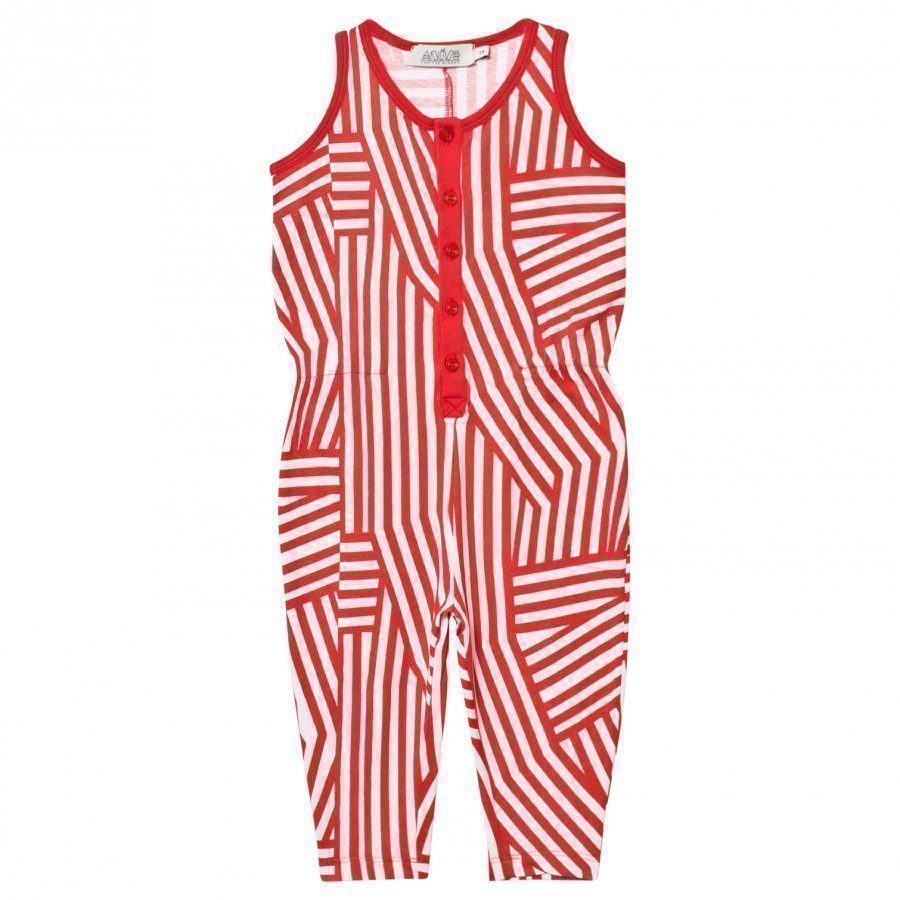 Anïve For The Minors Jumpsuit Tokyo White/Red Potkupuku