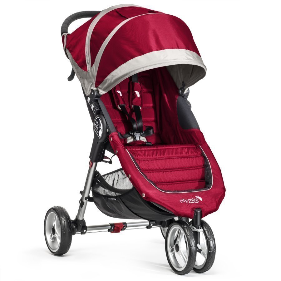 Baby Jogger City Mini 3 Crimson / Gray Lastenrattaat