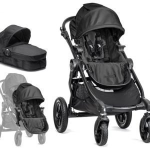 Baby Jogger Rattaat City Select Single Black tcc Sisarusistuin et Vaunukoppa Paketti