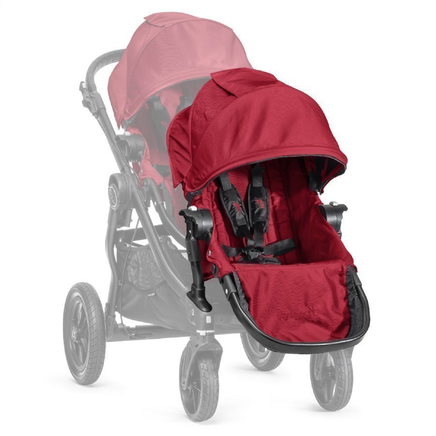 Baby Jogger Sisarusistuin Rattaisiin Select Sis. Adapterin Red