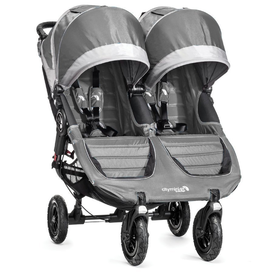 Baby Jogger Sisarusrattaat City Mini Gt Double Steel / Gray