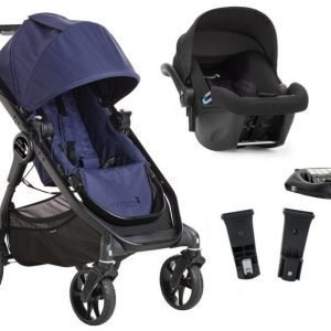 Baby Jogger Travelsystem City Premier Rattaat + City Go Turvakaukalo sis. Turvakaukalon adapteri + ISOfix-jalusta Indigo/Black